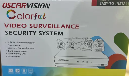 [OSCAR-KITCAM/4] OSCAR VISION KIT VIDEOSURVEILLANCE 4 caméras 4Mp
